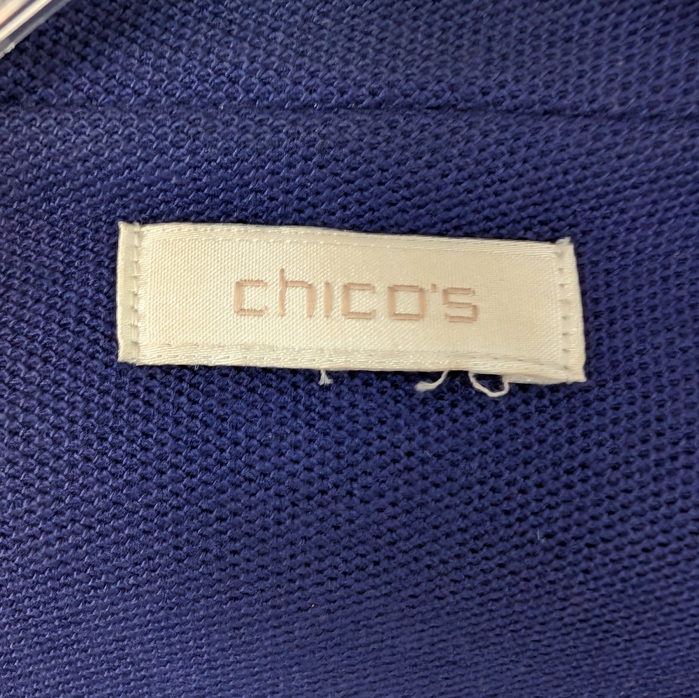 Chico's Purple Two-Button Blazer - image 8